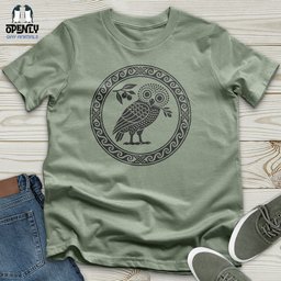 Ancient Athens Owl Unisex T Shirt Gift For Animal Lover