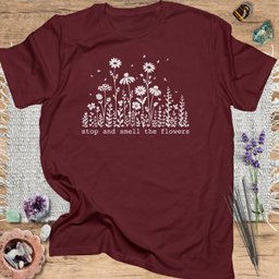 Stop And Smell The Flowers T Shirt Gift For Yoga Lover