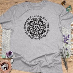Om Namah Shivaya Floral T Shirt Gift For Yoga Lover