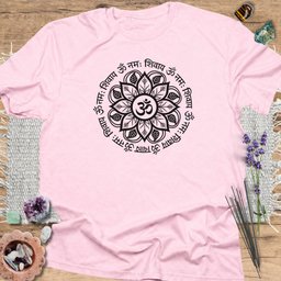 Om Namah Shivaya Floral T Shirt Gift For Yoga Lover