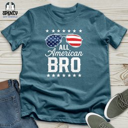 All American Bro Unisex T Shirt Gift For Animal Lover