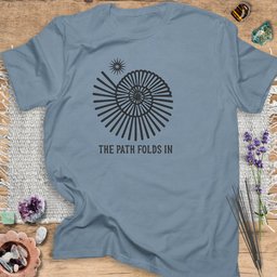 The Path Folds In T Shirt Gift For Yoga Lover