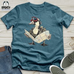 Aviator Duck Navigator Unisex T Shirt Gift For Duck Lover