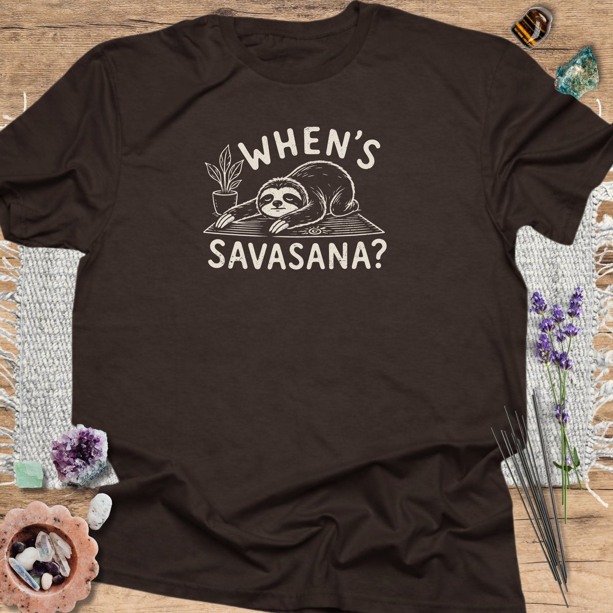 Whens Savasana T Shirt Gift For Yoga Lover