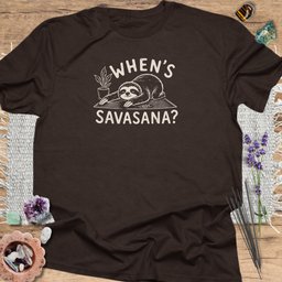 Whens Savasana T Shirt Gift For Yoga Lover