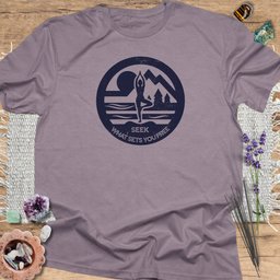 Seek What Sets You Free T Shirt Gift For Yoga Lover