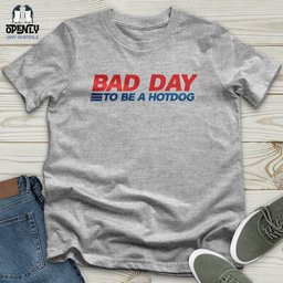 Bad Day To Be A Hot Dog Softstyle Tee Gift For Dog Lover