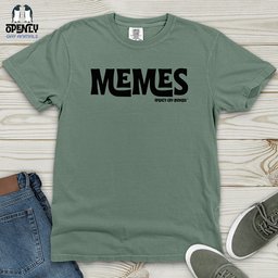 Memes Black Tm Heavy Cotton Comfort Colors Tee Gift For Animal Lover