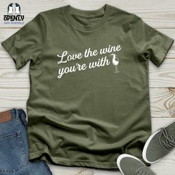 Love The Wine Softstyle Tee Gift For Animal Lover