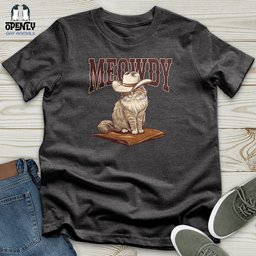 Meowdy Unisex T Shirt Gift For Animal Lover