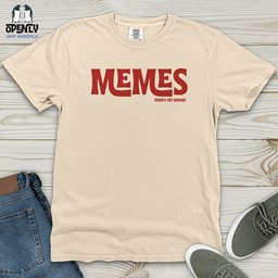Memes Red Tm Heavy Cotton Comfort Colors Tee Gift For Animal Lover