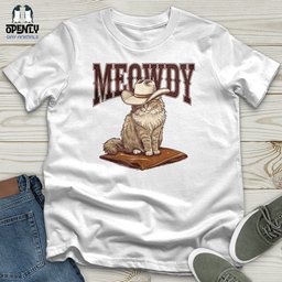 Meowdy Softstyle Tee Gift For Animal Lover
