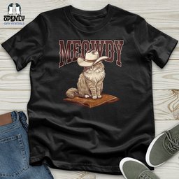 Meowdy Softstyle Tee Gift For Animal Lover