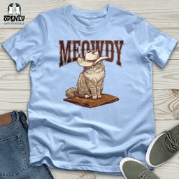 Meowdy Softstyle Tee Gift For Animal Lover