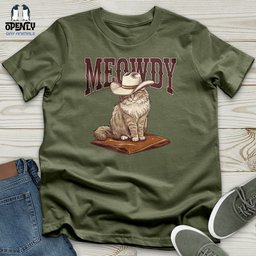 Meowdy Softstyle Tee Gift For Animal Lover