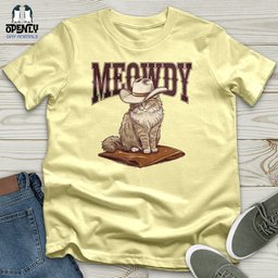 Meowdy Softstyle Tee Gift For Animal Lover