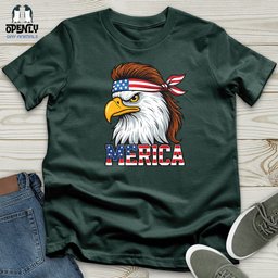Merica Eagle Unisex T Shirt Gift For Animal Lover