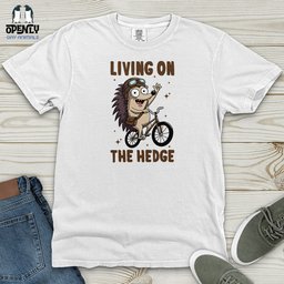 Living On The Hedge Heavy Cotton Comfort Colors Tee Gift For Animal Lover