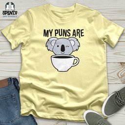 My Puns Are Softstyle Tee Gift For Animal Lover