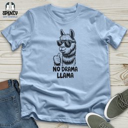 No Drama Llama Unisex T Shirt Gift For Animal Lover