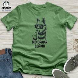 No Drama Llama Unisex T Shirt Gift For Animal Lover