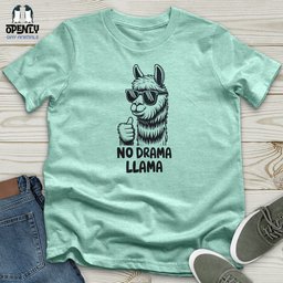 No Drama Llama Unisex T Shirt Gift For Animal Lover