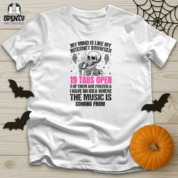Mind Like A Browser Unisex T Shirt Gift For Animal Lover