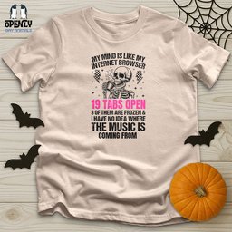 Mind Like A Browser Unisex T Shirt Gift For Animal Lover