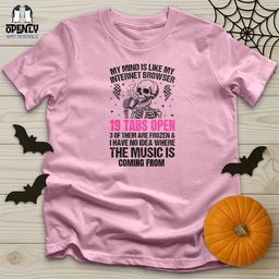 Mind Like A Browser Unisex T Shirt Gift For Animal Lover