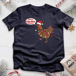 Merry Cluckin Chicken Unisex T Shirt Gift For Animal Lover