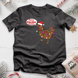 Merry Cluckin Chicken Unisex T Shirt Gift For Animal Lover