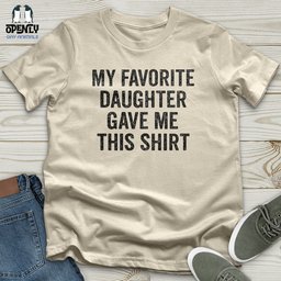 My Favorite Daughter Softstyle Tee Gift For Animal Lover