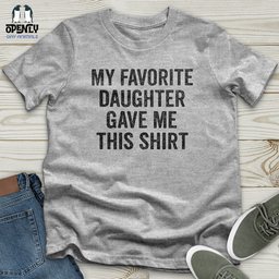 My Favorite Daughter Softstyle Tee Gift For Animal Lover
