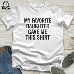 My Favorite Daughter Softstyle Tee Gift For Animal Lover