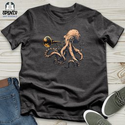 Octopus Trumpet Solo Unisex T Shirt Gift For Animal Lover