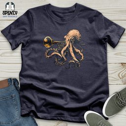 Octopus Trumpet Solo Unisex T Shirt Gift For Animal Lover