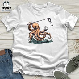 Octopus Golf Swing Unisex T Shirt Gift For Animal Lover