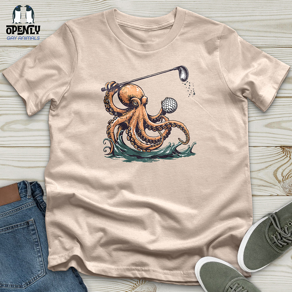 Octopus Golf Swing Unisex T Shirt Gift For Animal Lover