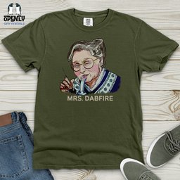 Mrs Dabfire Heavy Cotton Comfort Colors Tee Gift For Animal Lover