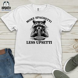 More Spaghetti Less Upsetti 2 Heavy Cotton Comfort Colors Tee Gift For Animal Lover