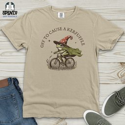 Off To Cause A Kerfuffle Heavy Cotton Comfort Colors Tee Gift For Animal Lover