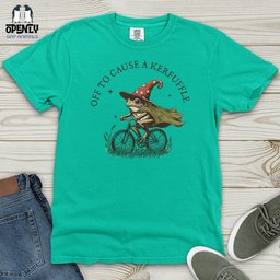 Off To Cause A Kerfuffle Heavy Cotton Comfort Colors Tee Gift For Animal Lover