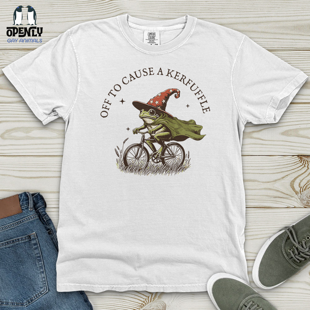 Off To Cause A Kerfuffle Heavy Cotton Comfort Colors Tee Gift For Animal Lover