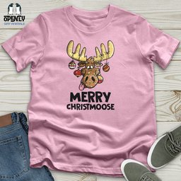 Merry Christmoose Unisex T Shirt Gift For Animal Lover