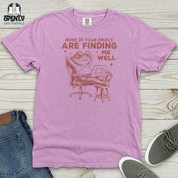 None Of Your Emails Heavy Cotton Comfort Colors Tee Gift For Animal Lover