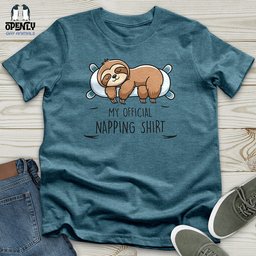 My Official Napping Shirt Unisex T Shirt Gift For Animal Lover