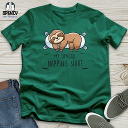 My Official Napping Shirt Unisex T Shirt Gift For Animal Lover