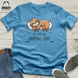 My Official Napping Shirt Unisex T Shirt Gift For Animal Lover