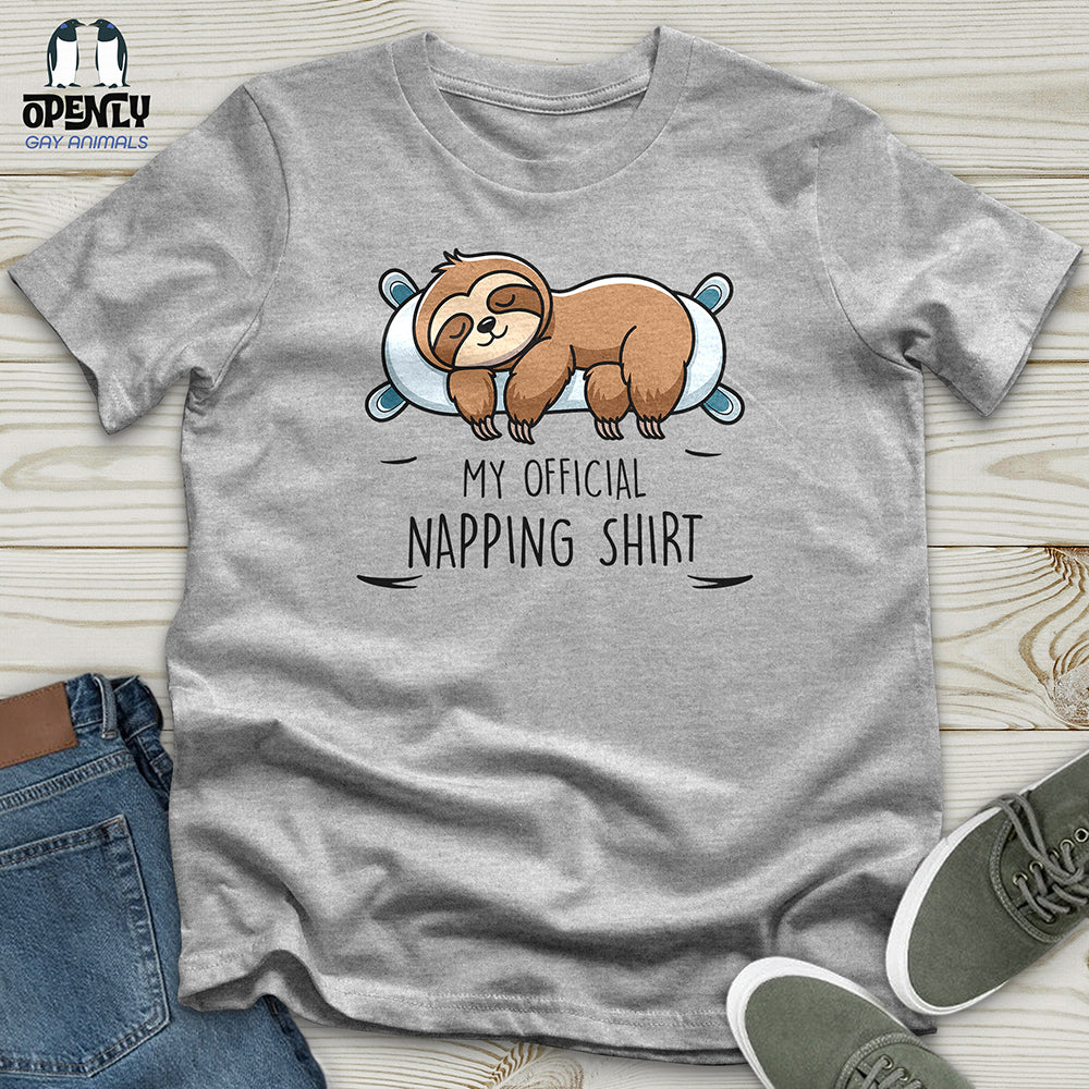 My Official Napping Shirt Unisex T Shirt Gift For Animal Lover