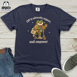 Off To Advocate Heavy Cotton Comfort Colors Tee Gift For Animal Lover